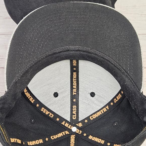 Baseballism Snapback Hat Men's Adjustable Black Grey American Flag Player - Picture 5 of 7